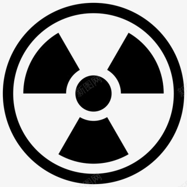 辐射原子核图标