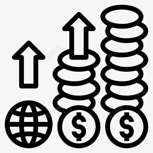 利润增长互联网svg_新图网 https://ixintu.com 利润 增长 互联网 金钱 在线 在线交易