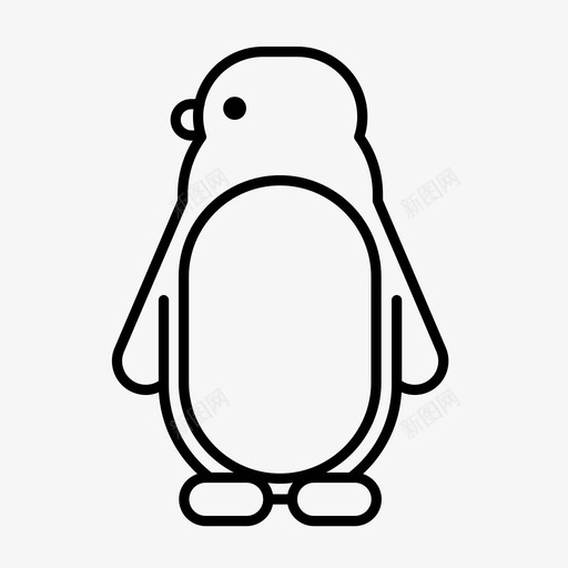 企鹅动物可爱svg_新图网 https://ixintu.com 极地 企鹅 动物 可爱 海洋 生活