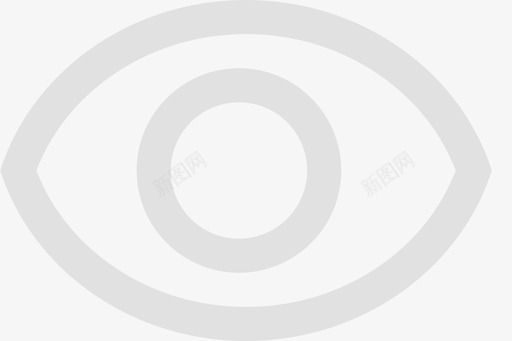 icon眼睛灰色svg_新图网 https://ixintu.com 眼睛 灰色