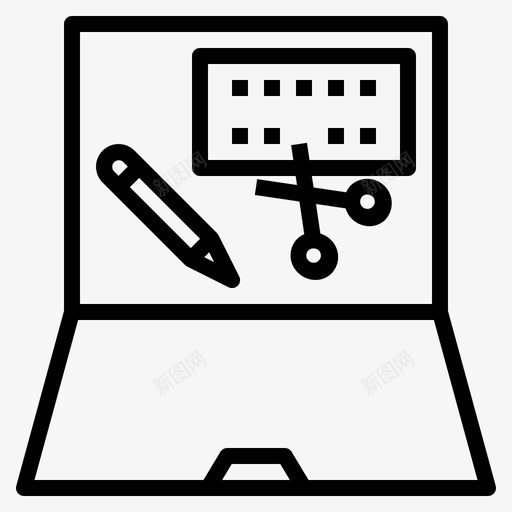 视频编辑电脑电子svg_新图网 https://ixintu.com 视频 编辑 电脑 电子 笔记本 电脑技术