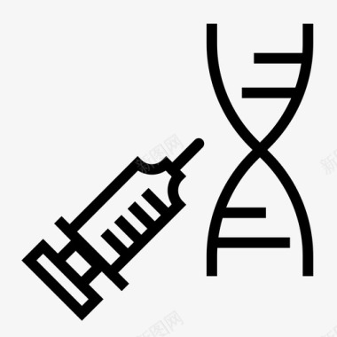 基因改造生物学dna图标