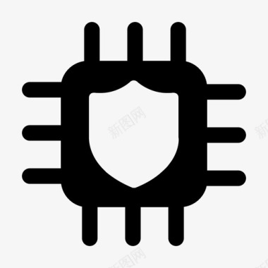 芯片组保护反病毒数据图标