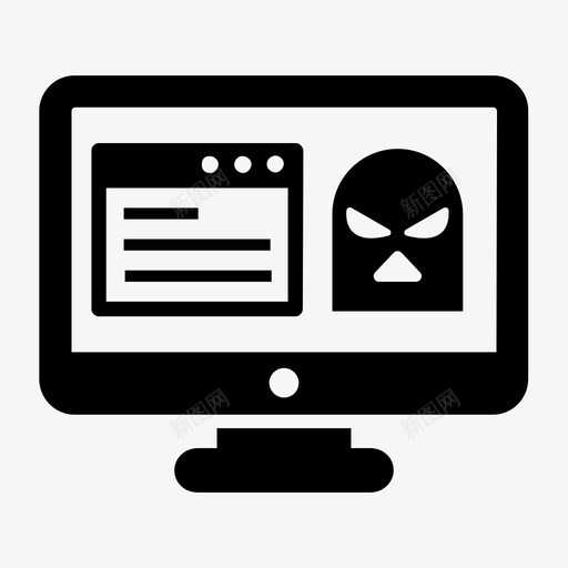 黑客犯罪网络svg_新图网 https://ixintu.com 黑客 犯罪 网络软件 网络