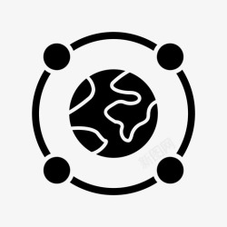 产业地图世界地球物联网产业高清图片