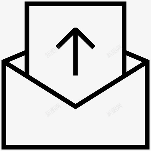 电子邮件向上箭头上传svg_新图网 https://ixintu.com 上传 箭头 电子邮件 向上 基本 阐述
