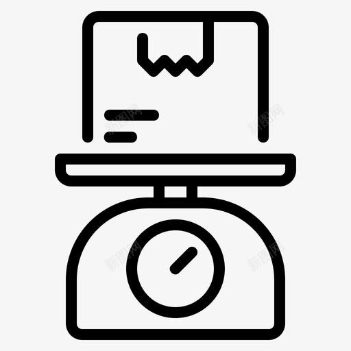 重量箱交货svg_新图网 https://ixintu.com 交货 重量 包装 大纲