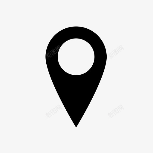 手机中的位置gps地图svg_新图网 https://ixintu.com 手机 中的 位置 地图 图标