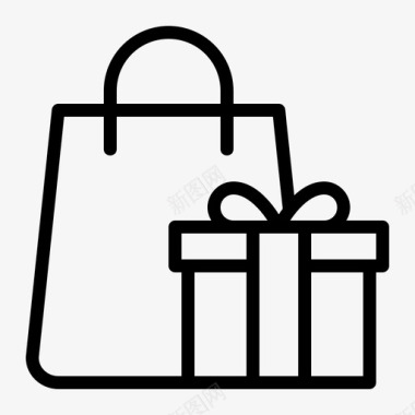 礼品包电子商务图标
