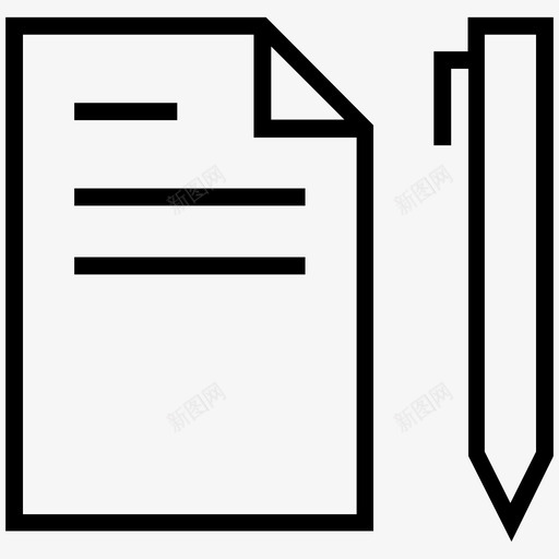 合同存档文档svg_新图网 https://ixintu.com 合同 存档 文档 文件 界面 基本 图标