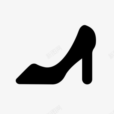 鞋鞋类鞋跟图标