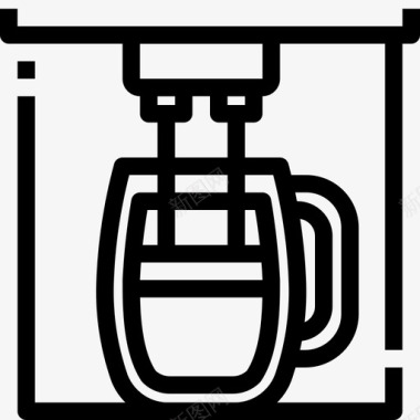 咖啡机咖啡杯浓缩咖啡图标