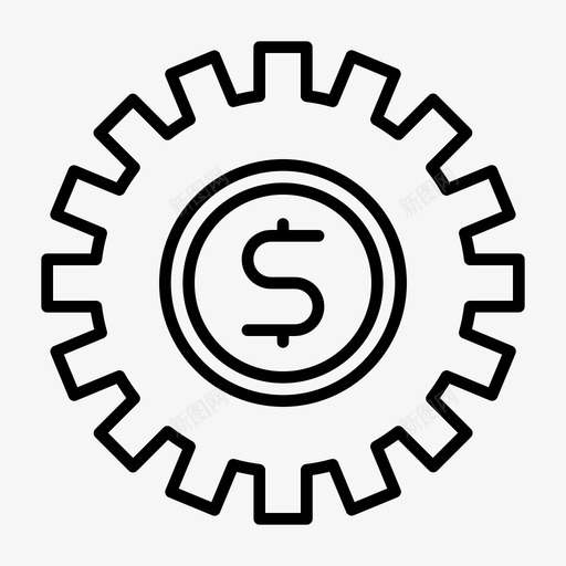 收入账单支出svg_新图网 https://ixintu.com 收入 账单 支出 教育 线图 图标