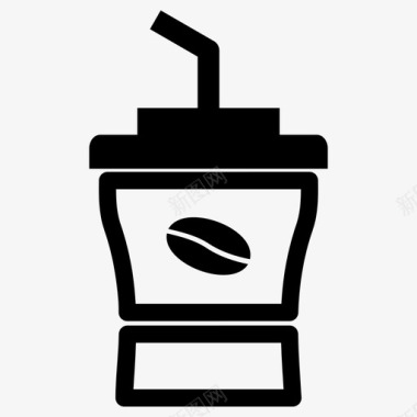 咖啡咖啡馆杯子图标
