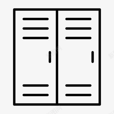 储物柜箱子橱柜图标
