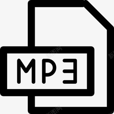 mp3数据文档图标