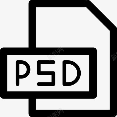 psd数据文档图标