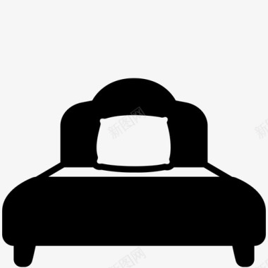 床家具枕头图标