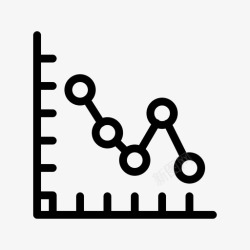 不发折线图减少图形高清图片