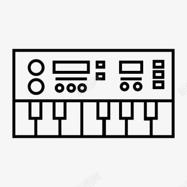 midi控制器键盘音乐图标