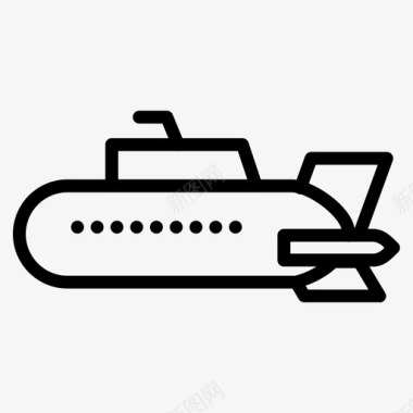 潜艇海上运输图标