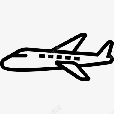 飞机交通旅游故事图标