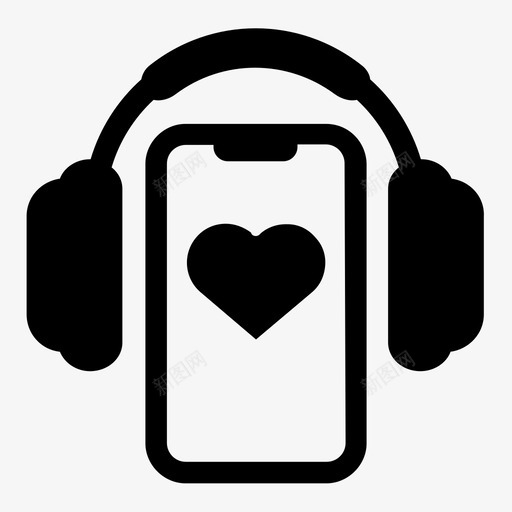 播客最爱爱情svg_新图网 https://ixintu.com 播客 最爱 爱情 音乐 歌曲