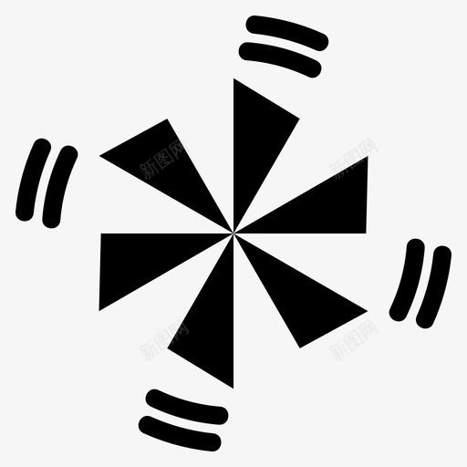 风车风扇旋转svg_新图网 https://ixintu.com 风车 风扇 旋转 玩具