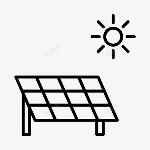 太阳能电池板电池能源svg_新图网 https://ixintu.com 太阳能 电池板 电池 能源 光伏 住宅 环境