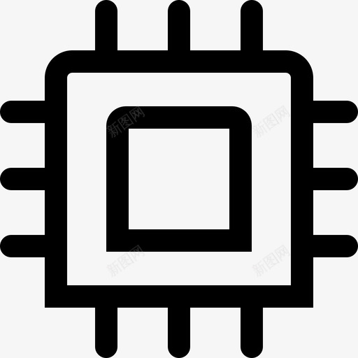 计算机处理器核心cpusvg_新图网 https://ixintu.com 计算机 处理器 核心 技术 样式