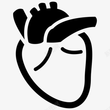 心脏病学解剖学心血管图标