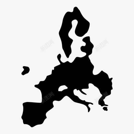 欧洲大陆地图svg_新图网 https://ixintu.com 地图 欧洲 大陆 旅游 旅游地