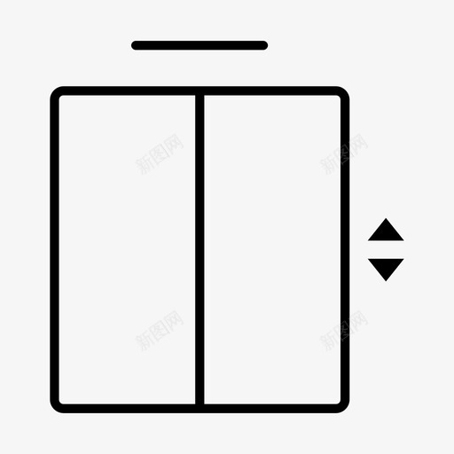 升降器箭头向下svg_新图网 https://ixintu.com 升降 箭头 向下 滚动 排序