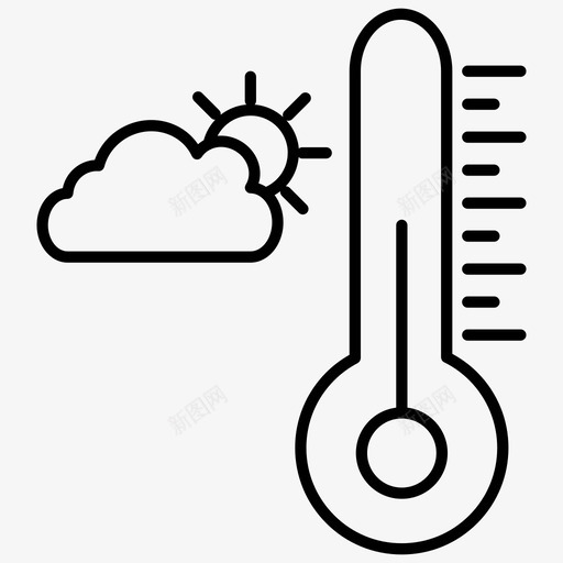 温暖的天气多云的天空预报svg_新图网 https://ixintu.com 温暖 天气 气多 云的 天空 预报 聚会 多云 温度 温度计