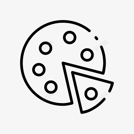 比萨饼快餐意大利食品svg_新图网 https://ixintu.com 食品 比萨饼 快餐 意大利 垃圾 线图 图标