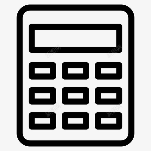 计算器书笔svg_新图网 https://ixintu.com 学校 计算器 书笔 尺子 回到 图标 设置 字形