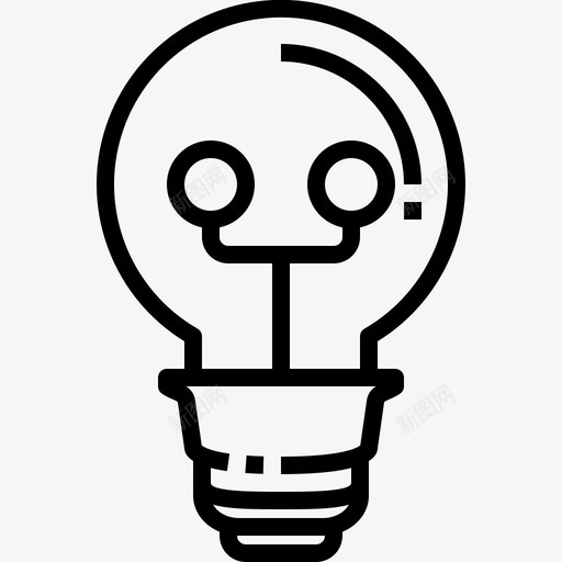 灯泡电子产品想法svg_新图网 https://ixintu.com 灯泡 电子产品 想法 发明