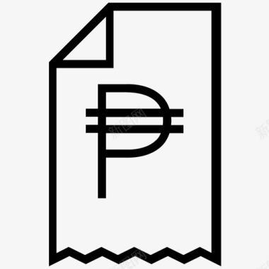 古巴比索货币文件图标
