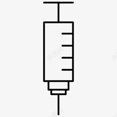 注射器注射剂疫苗图标