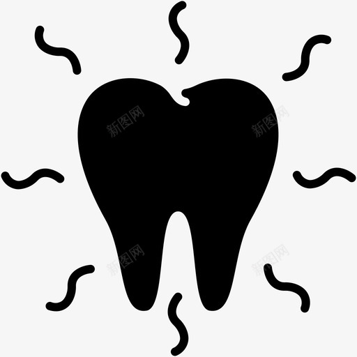 过敏性牙齿牙齿疼痛svg_新图网 https://ixintu.com 牙齿 过敏性 疼痛 牙痛 固体