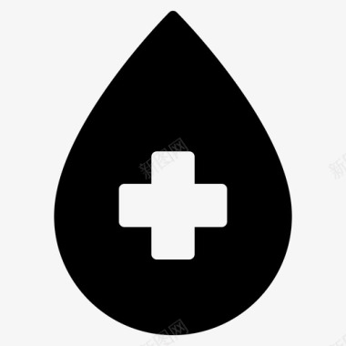 血液捐献者滴剂图标
