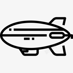 氢气飞艇齐柏林飞艇飞机飞行高清图片