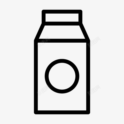 牛奶饮料乳制品svg_新图网 https://ixintu.com 饮料 牛奶 乳制品 咖啡店 元素