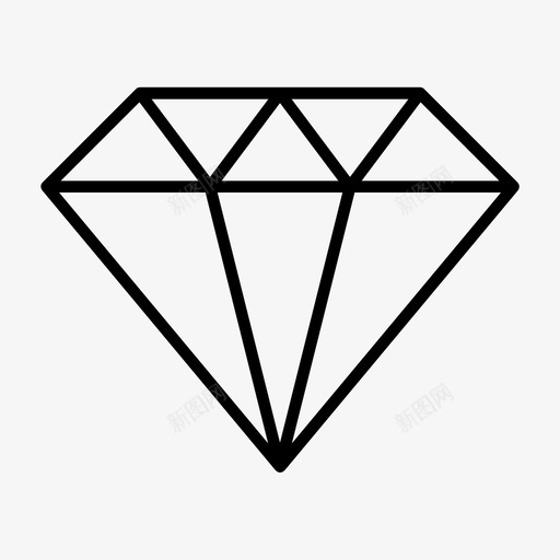 钻石珍珠财产svg_新图网 https://ixintu.com 珍珠 钻石 财产 财富 购买 在线 商店 图标