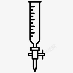 滴定管滴定管化学实验室仪器高清图片