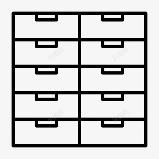 衣柜橱柜箱柜svg_新图网 https://ixintu.com 家具 家居 衣柜 橱柜 箱柜 系列