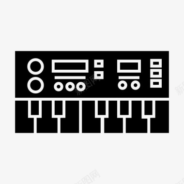 midi控制器键盘音乐图标