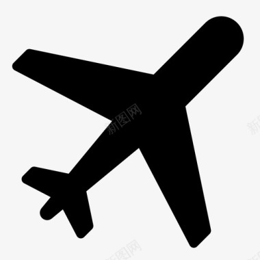 飞机飞行保险符号图标