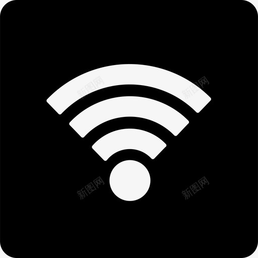 wifiwifi互联网wifi信号svg_新图网 https://ixintu.com 互联网 信号 网络 图标