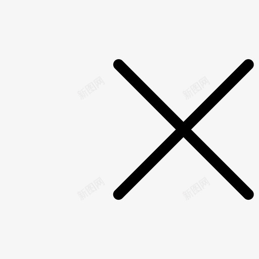取消半弹窗svg_新图网 https://ixintu.com 取消 半弹